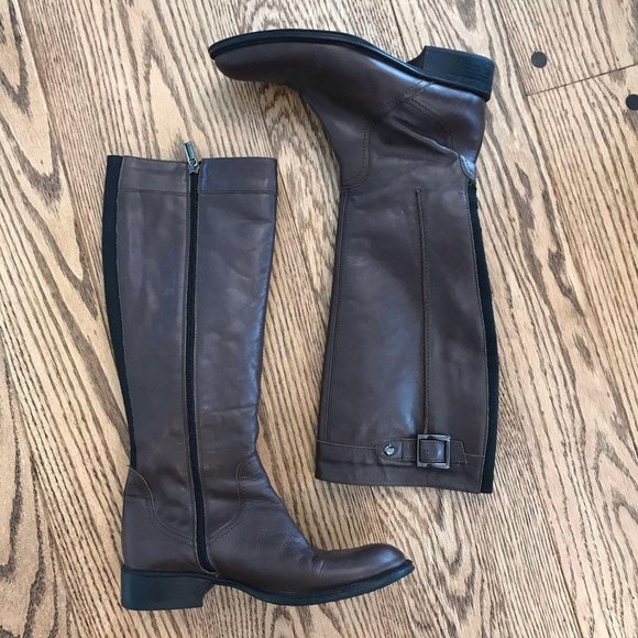 Aquatalia Shoes - Aquatalia Waterproof Brown Leather Boots, 7